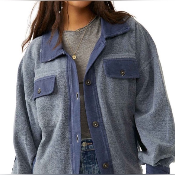 Free People We the Free Ruby Fleece Shirt Jacket - Picture 5 of 10